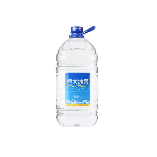 恒大冰泉 長白山天然弱堿性礦泉水 4l 4桶礦泉水整箱包郵