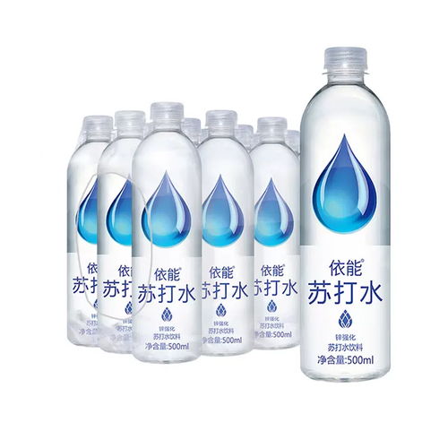 旺仔 弱堿無氣天然山泉蘇打水360ml 12瓶白桃味檸檬味整箱