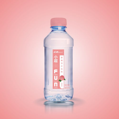 小趣蘇打水 經典系列 蜜桃味 無汽弱堿性 飲料整箱380ml 24瓶