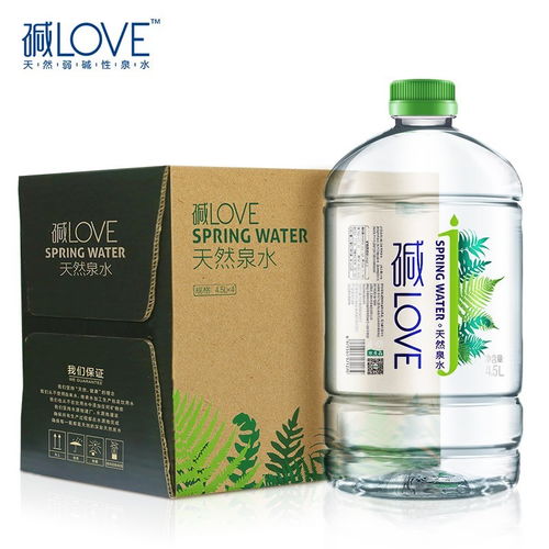 原價 90 現(xiàn)價 64.59 堿love 桶裝水 天然泉水弱堿性飲用水4.5l 4整箱裝