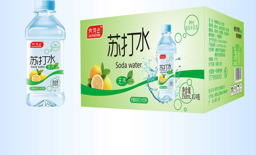 正品蘇打水350ml 24瓶無汽無糖弱堿性原味檸檬味蜜桃味果味水飲料