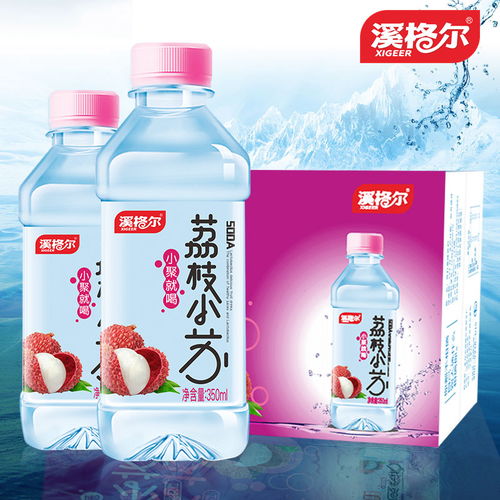 溪格爾蘇打水350ml 24瓶無糖無氣弱堿果味蘇打水飲料多規(guī)格整箱,一品好特惠