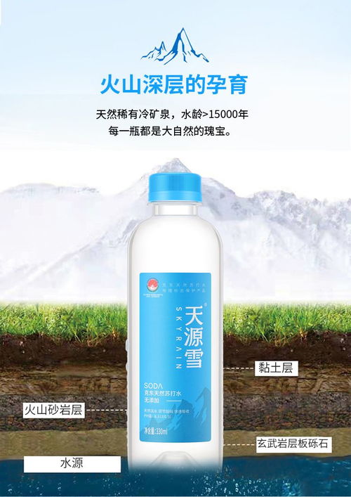 天源雪克東天然蘇打水470ml 15瓶備孕飲用水尿酸高飲用弱堿性水
